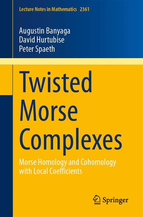 Lectures on Morse Homology 1st Edition Epub