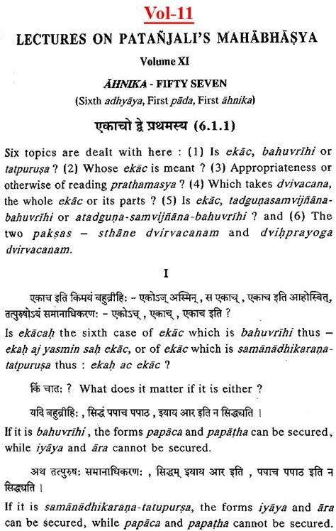 Lectures on Patanjali's Mahabhasya PDF