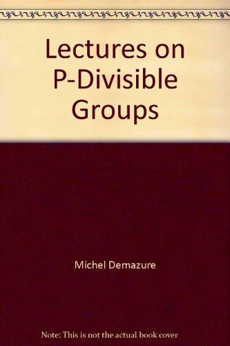 Lectures on p-Divisible Groups Epub