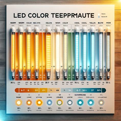 Led Light Bulbs Color Chart