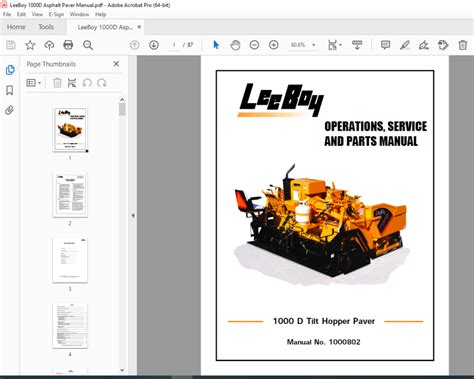 Leeboy 1000 Service Manual Ebook Doc