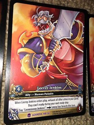 Leeroy Jenkins: A WoW Legend in Card Form