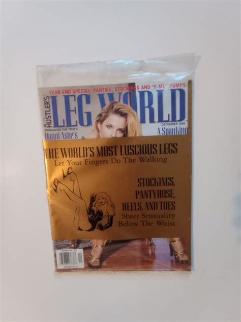 Leg World Magazine July 1998 Foot Fetish Foot Worship Toe Sucking and More Reader