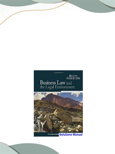 Legal Environment Business 7th PDF