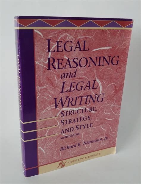 Legal Reasoning and Legal Wri Pb Epub