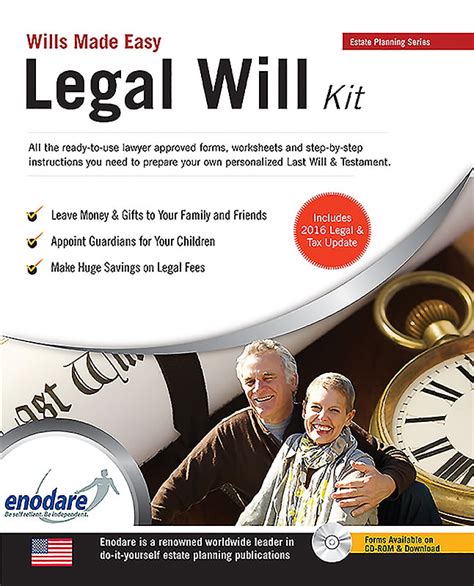 Legal Will Kit Wills Made Easy Reader