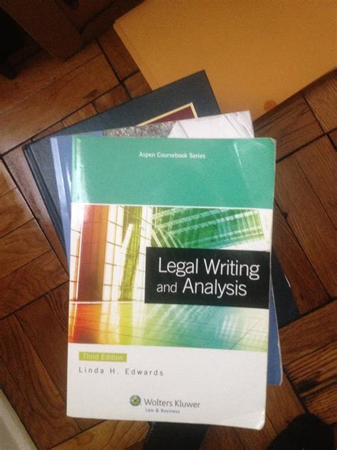 Legal Writing Analysis Aspen Coursebook Kindle Editon