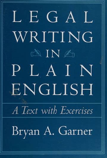 Legal Writing in Plain English 1st first edition Text Only Doc