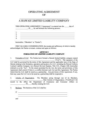 Legalzoom Operating Agreement Template
