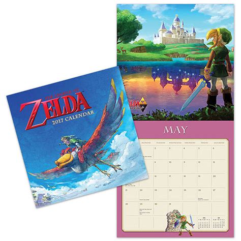 Legend Zelda 2017 Wall Calendar PDF