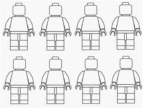 Lego Man Printable