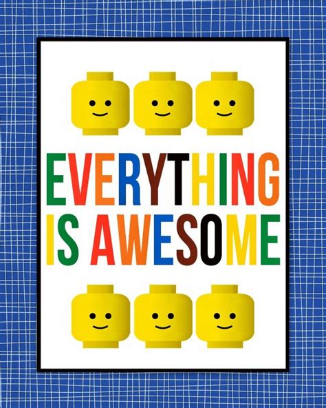 Lego Poster Printable