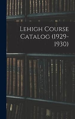 Lehigh Course Catalog Epub