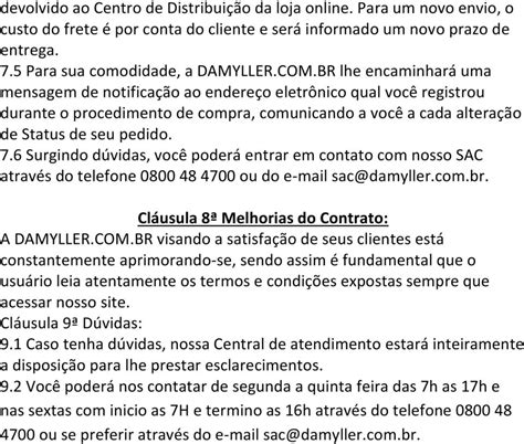 Leia atentamente os termos e condições: