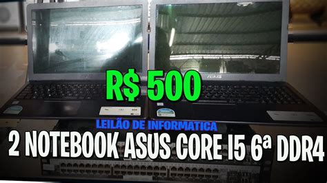 Leilão de Notebooks