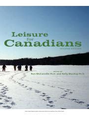 Leisure for Canadians PDF Book PDF BOOK PDF