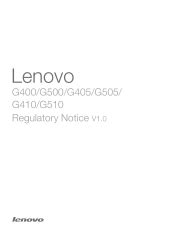 Lenovo G505 User Manual Ebook Kindle Editon