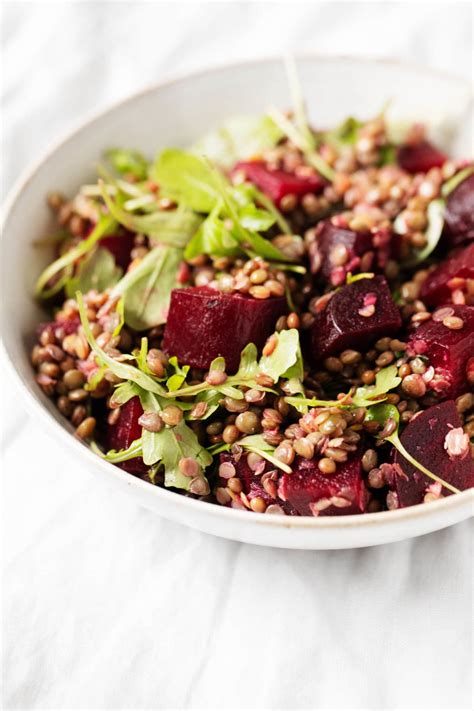 Lentil Salad with Beetroot: A Nutritious and Vibrant Dish