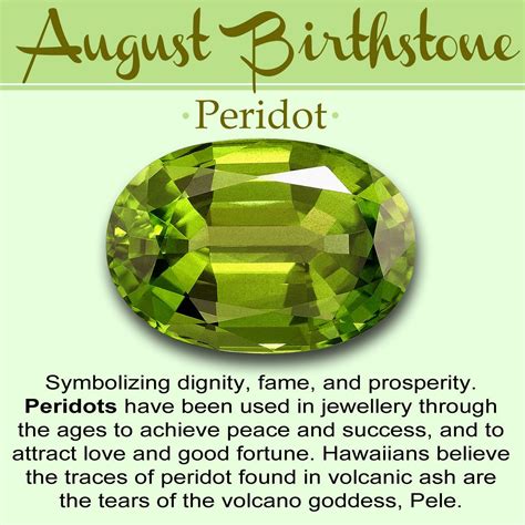 Leo Birthstone: The Peridot of August