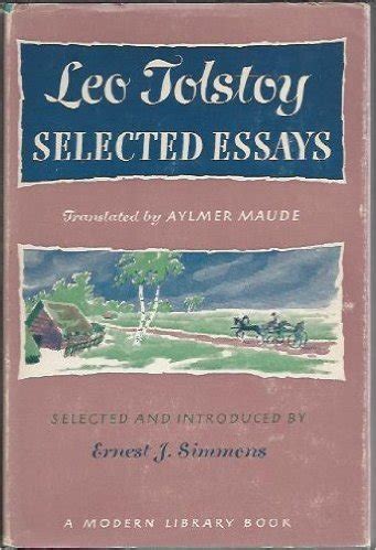 Leo Tolstoy Selected Essays Doc