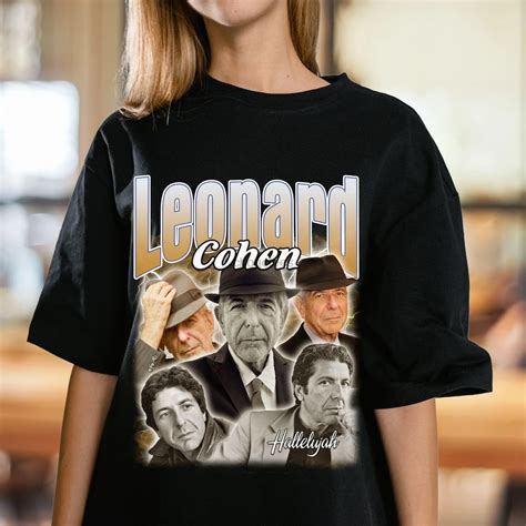 Leonard Cohen Tee Shirts: Wear the Music, Express Your Style