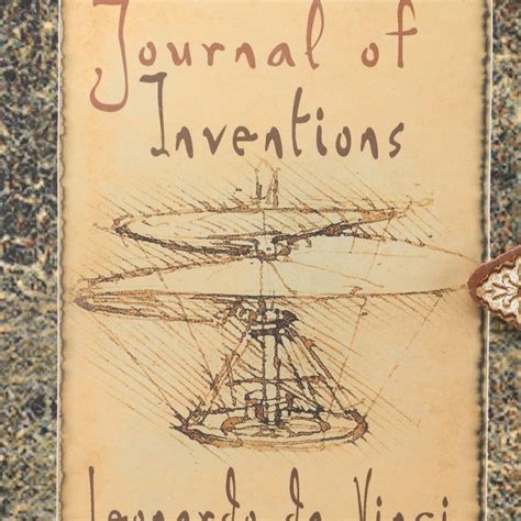Leonardo Da Vinci Journal with quotes and pictures of inventions and creativity Kindle Editon