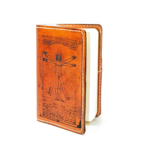 Leonardo Da Vinci Notebook Vitruvian Man Journal  Doc