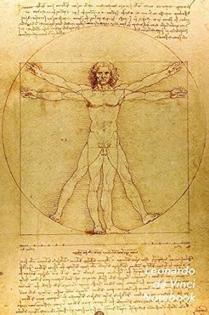 Leonardo Da Vinci Notebook Vitruvian Man Journal  Doc