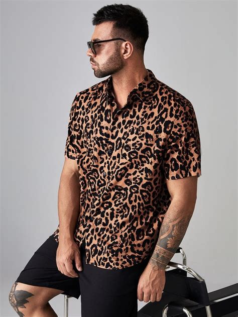 Leopard Print Shirt Mens: A Timeless Fashion Staple