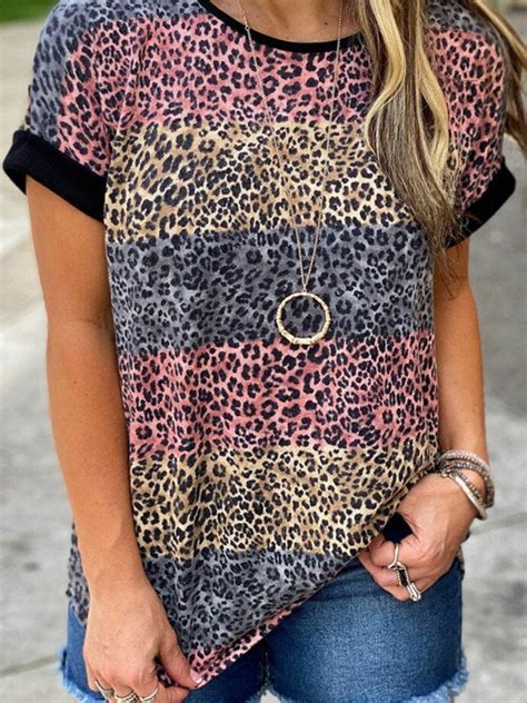 Leopard Print T-Shirt: A Style Statement for Ladies