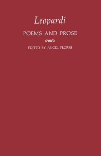Leopardi Poems and Prose PDF