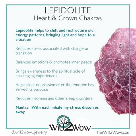 Lepidolite Crystal Benefits: A Guide to Its Healing Properties