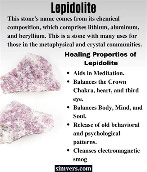 Lepidolite Healing Properties: Uncovering the Transformative Power of Lithium's Embrace