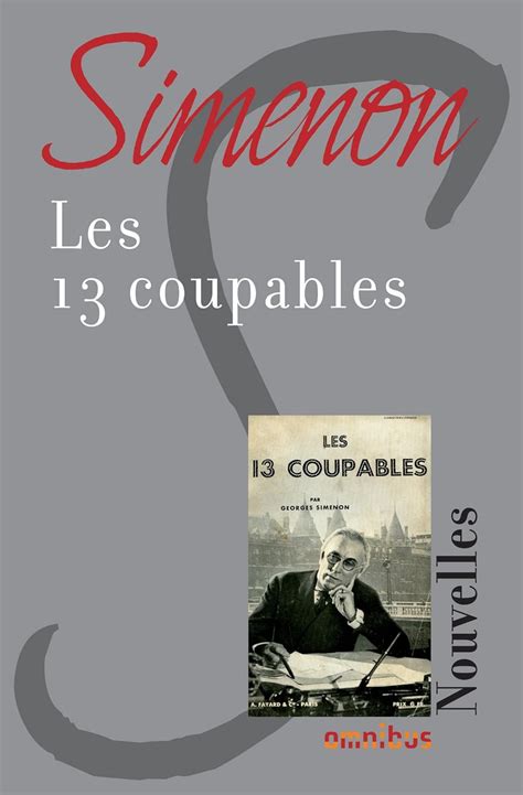 Les 13 Coupables Ldp Simenon French Edition PDF