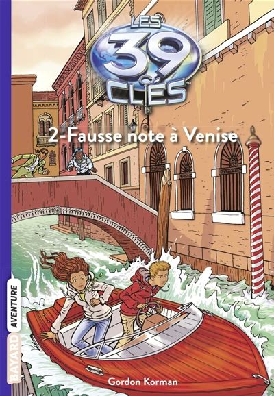 Les 39 clés Tome 2 Fausse note à Venise French Edition