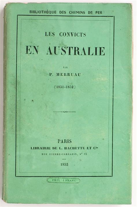 Les Convicts en Australie (1851-1852) Doc