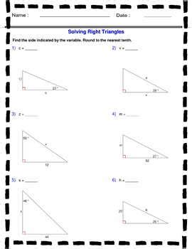 Lesson 12 2 Problem Solving With Right Triangles Answers Reader