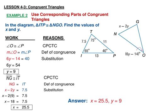 Lesson 4 3 Congruent Triangles Answers Reader