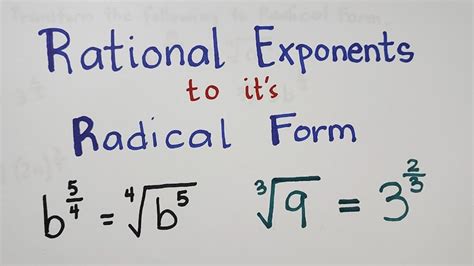 Lesson 9: Rational Exponents and Radicals Ebook Doc