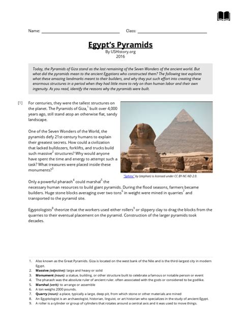 Lesson Logic The Great Pyramid Answers Reader