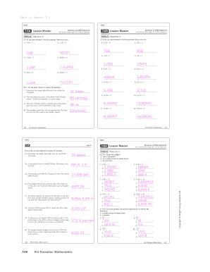 Lesson Master Algebra Answer Key Kindle Editon