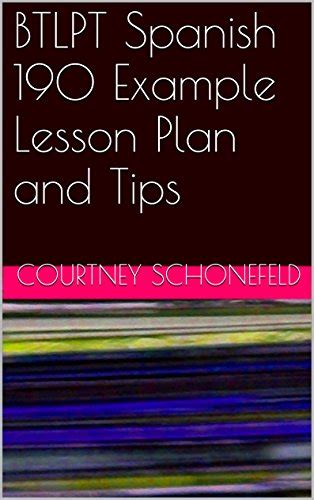 Lesson Plan Examples For Btlpt Test Ebook Doc