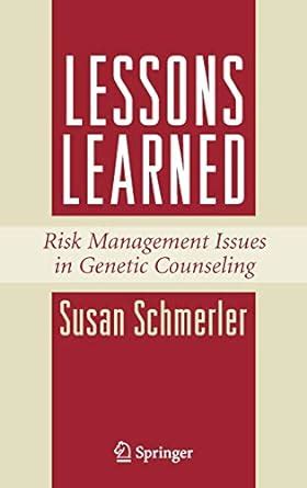 Lessons Learned Risk Management Issues in Genetic Counseling 1st Edition PDF