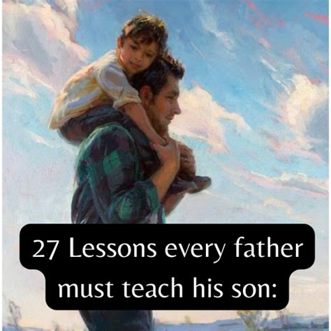 Lessons from a Father to His Son Doc