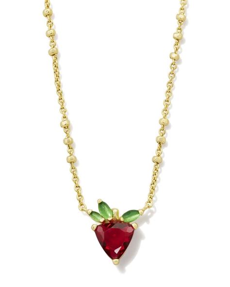 Let's Dive into the Sweet Stupendousness of the Kendra Scott Strawberry Necklace: