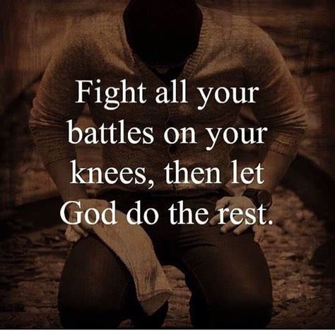 Let God fight for you Doc