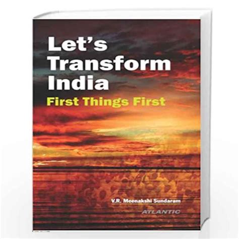 Lets Transform India First Things First Epub