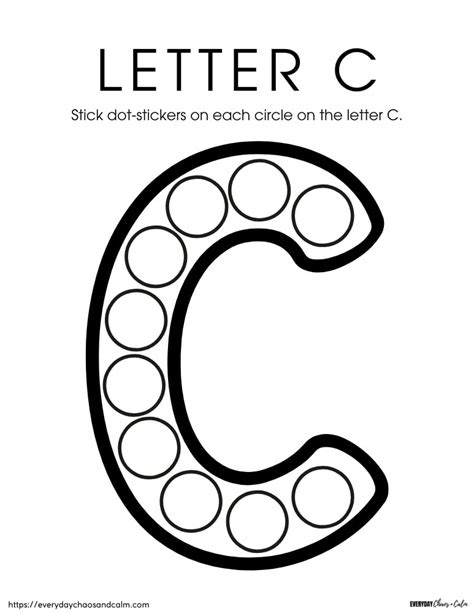 Letter C Printables