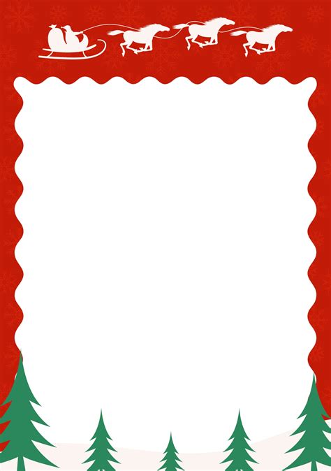 Letter Christmas Template