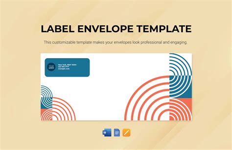 Letter Label Template